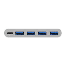 Macally USB-C 3.1 To USB-A 3.1 4-Port Hub with USB-C 3.1 Charging Port (UC3HUB4C