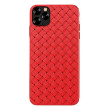 Devia iPhone 11 Pro Woven 2 Pattern Design Soft Case, Red