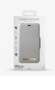 iDeal Of Sweden iPhone 11 Fashion Wallet, Light Grey