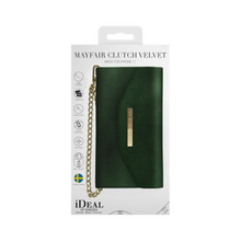 iDeal Of Sweden iPhone 11 Mayfair Clutch Velvet, Green