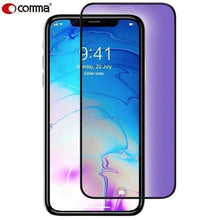 Comma iPhone 11 Pro/ Xs Tempered Glass, Full Screen Anti-Blue-Ray Black (Blue)