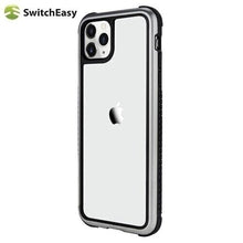 SwitchEasy iPhone 11 Pro Glass Rebel Glass+TPU+Alu Case, Metal Silver