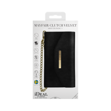 iDeal Of Sweden iPhone 11 Mayfair Clutch Velvet, Black