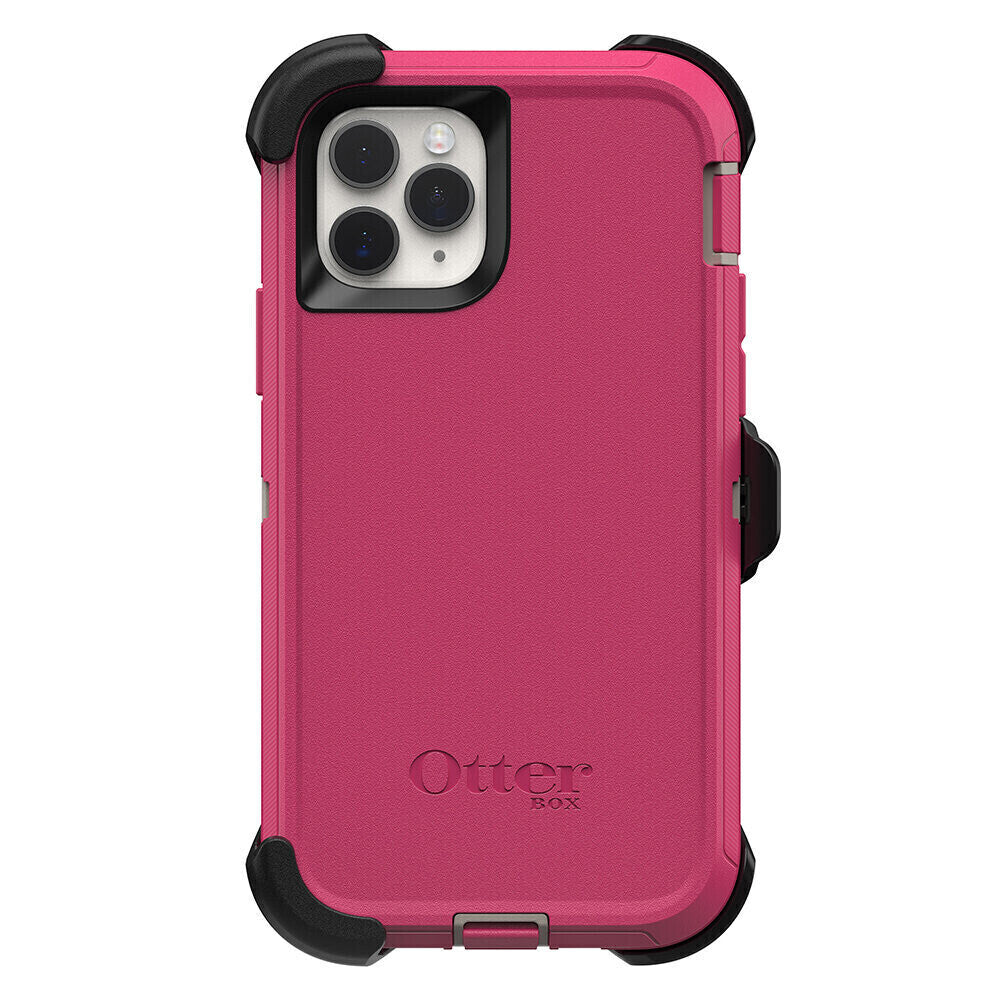 OtterBox iPhone 11 Pro Defender Series, Love Bug (Dove/Raspberry)