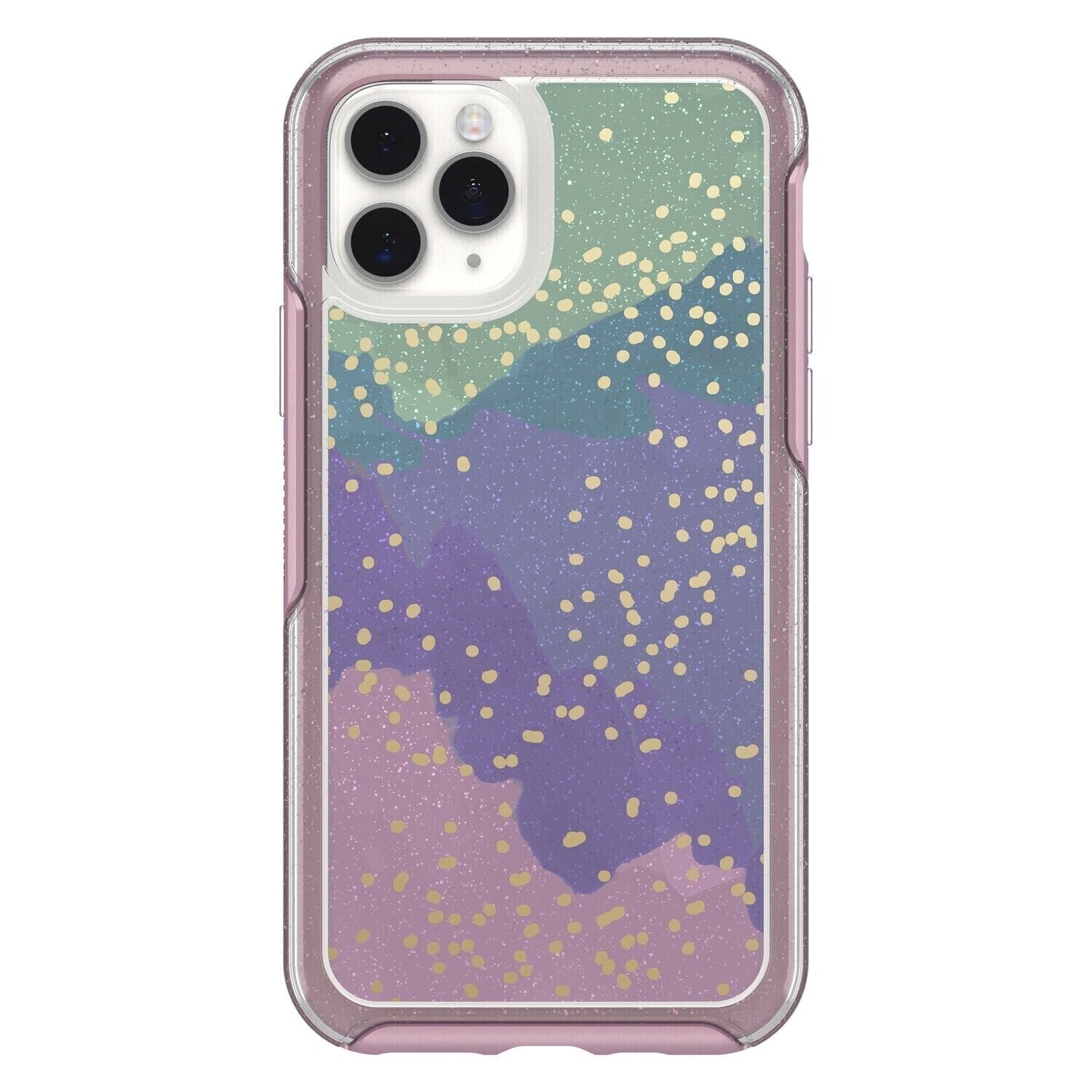 OtterBox iPhone 11 Pro Symmetry Clear Series, Wish Way Now (Flake/Pink)