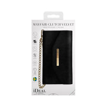 iDeal Of Sweden iPhone 11 Pro Max Mayfair Clutch Velvet, Black