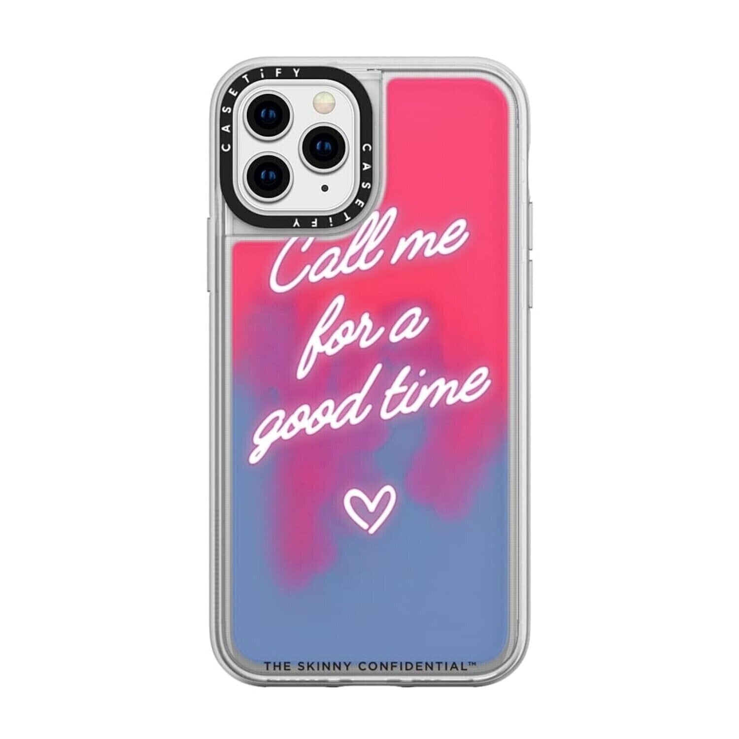 Casetify iPhone 11 Pro Neon Sand Case, The Booty Call Naked (Blue/Pink)