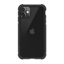 SwitchEasy iPhone 11 Glass Rebel Glass+TPU+Alu Case, Carbon Black