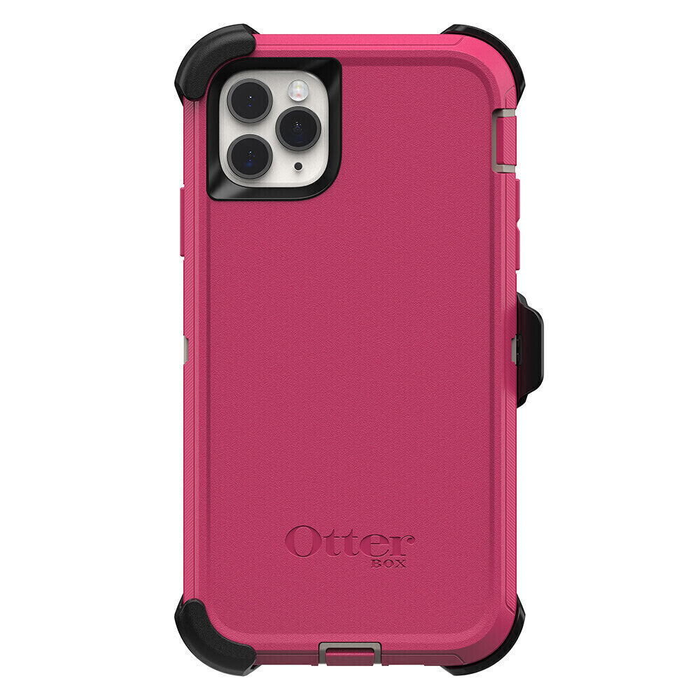 OtterBox iPhone 11 Pro Max Defender Series, Love Bug (Dove/Raspberry)