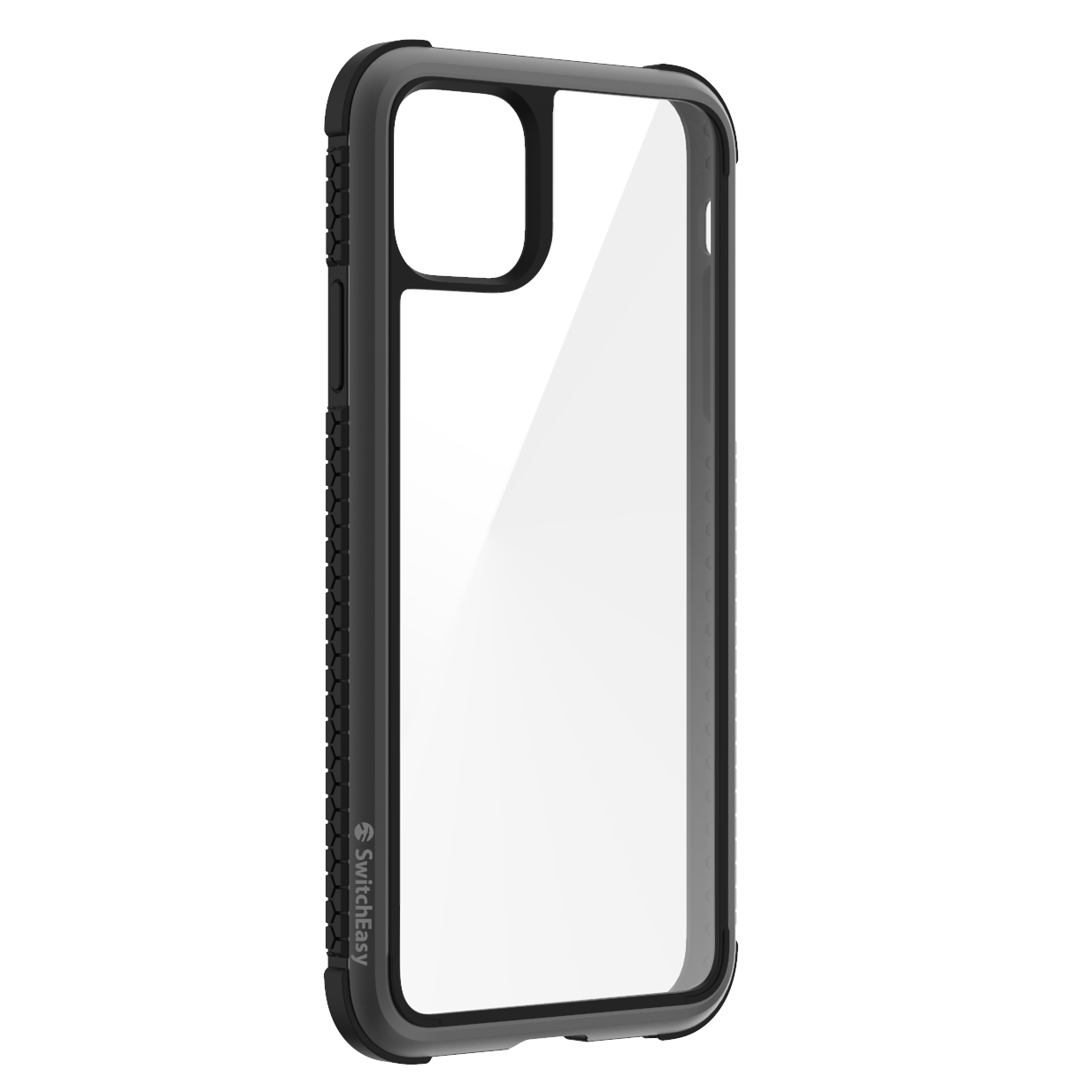 SwitchEasy iPhone 11 Pro Max Glass Rebel Glass+TPU+Alu Case, Metal Black