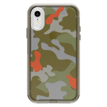 LifeProof iPhone XR Slam Graphics Series, Woodland Camo (Clear/Dark FLT Earth/Gr