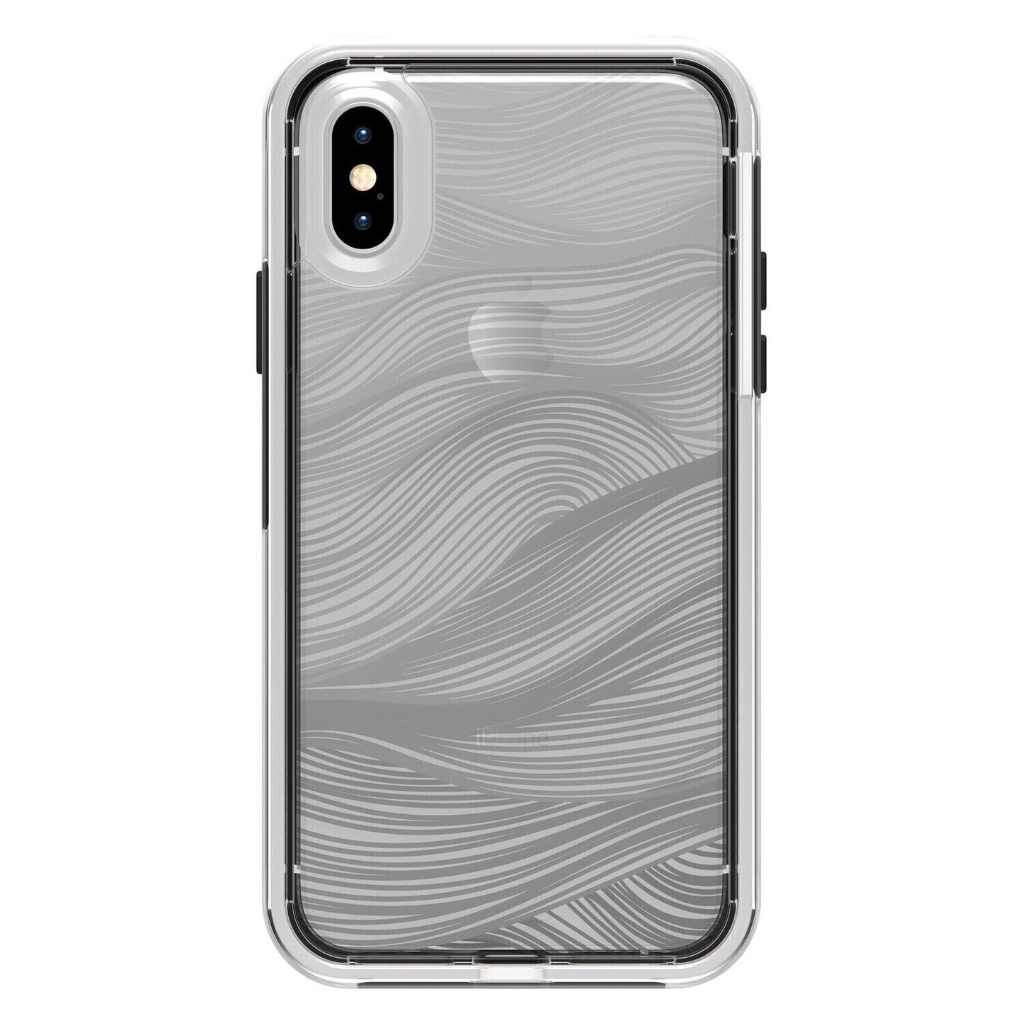 LifeProof iPhone Xs Slam Graphics Series, Whats The Angle (Clear/White/Coral)