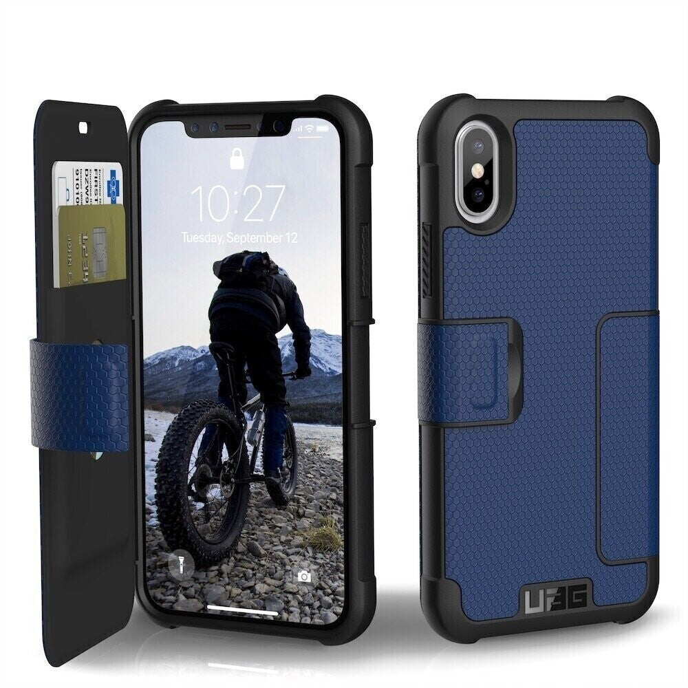 UAG iPhone X Metropolis Case, Cobalt/Silver (Blue)