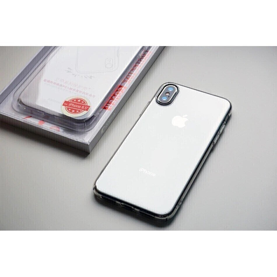 Comma iPhone X Hard Jacket Case, Clear