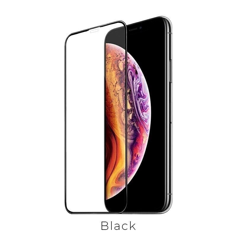 Comma iPhone XR Tempered Glass (Gorilla), Entire View 3D Curved Black