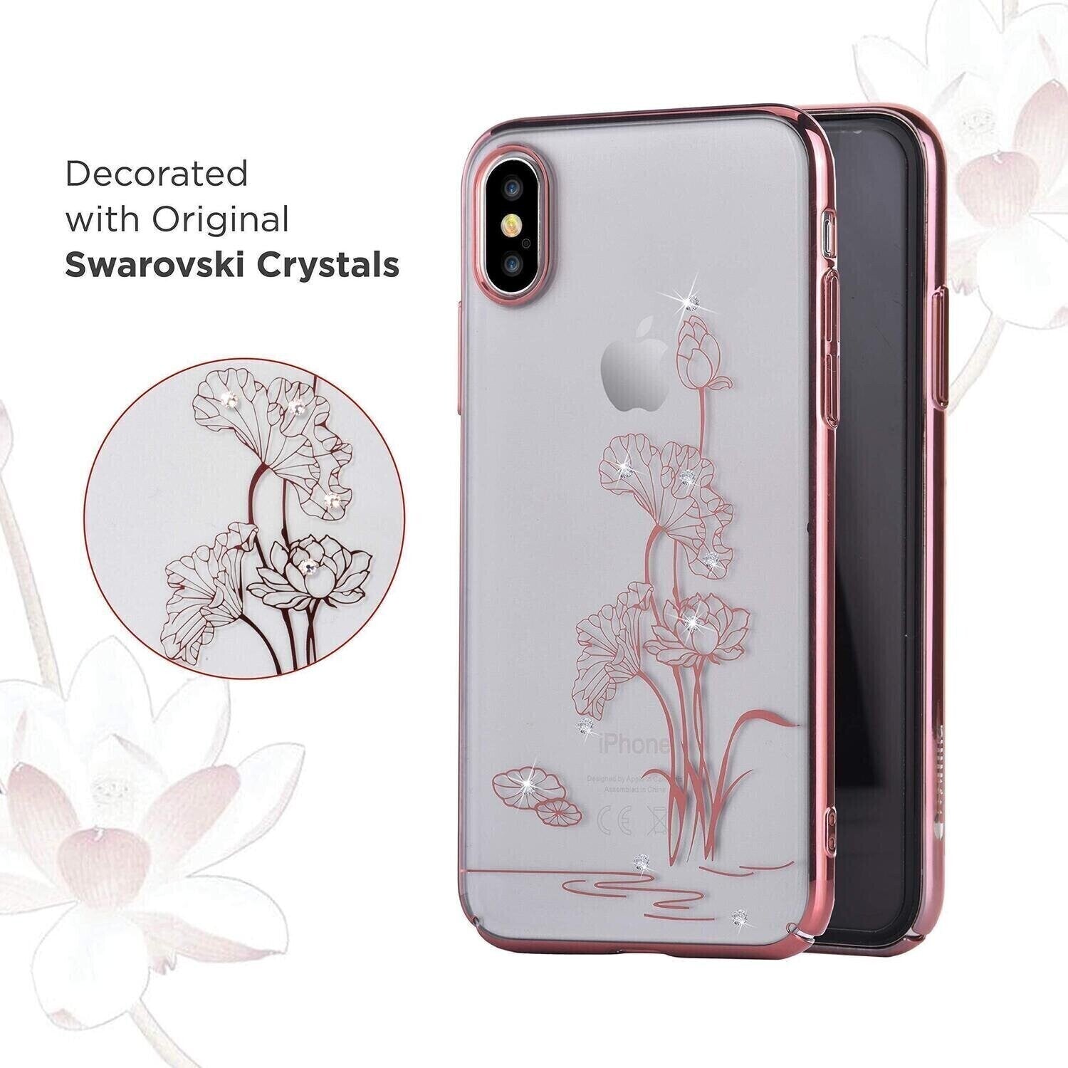 Comma iPhone X Crystal Starlight Case , Rose Gold