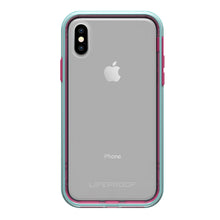 LifeProof iPhone X Slam Series, Aloha Sunset (Clear/Blue/Magenta) (77-57432)