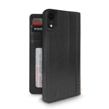 Twelve South iPhone XR Journal Leather Wallet Case, Black