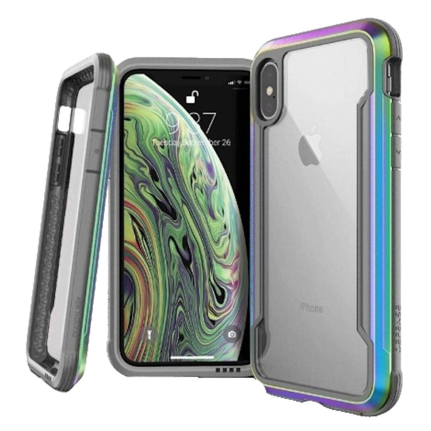 X-Doria iPhone Xs Defense Shield, Iridescent