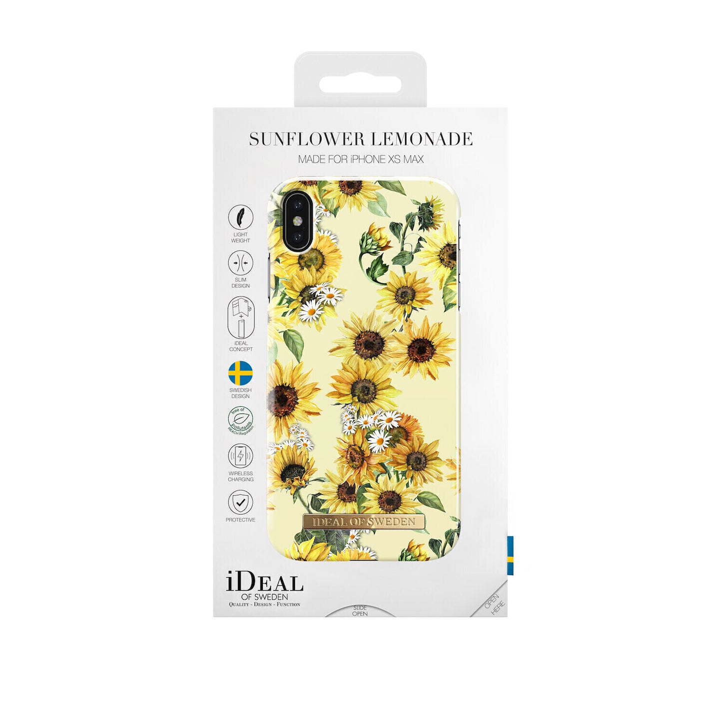 iDeal Of Sweden iPhone Xs Max Fashion Case 2019, Sunflower Lemonade