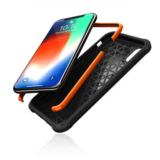 JTLegend iPhone Xs Max Guardian Z Case, City Grey