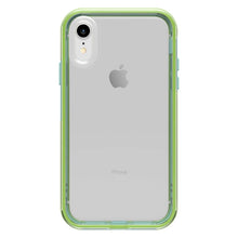 LifeProof iPhone XR Slam Series, Sea Glass (Clear/Lime/Blue) (77-59948)