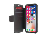 Griffin iPhone X Survivor Strong Wallet, Black/Deep Grey (GB43692)