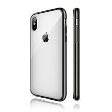 JTLegend iPhone XR Hybrid Cushion Basic Case, Crystal Black