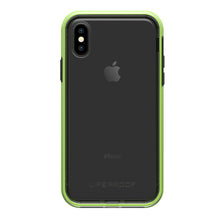 LifeProof iPhone X Slam Series, Night Flash (Clear/Lime/Black) (77-57431)