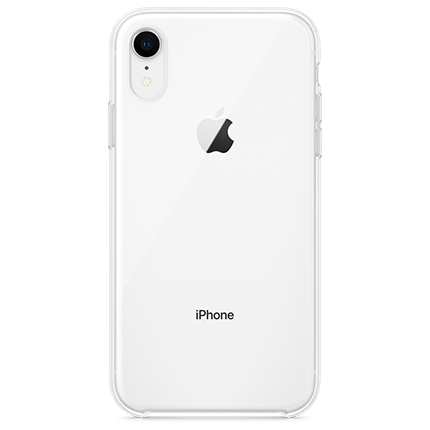 Comma iPhone XR Hard Jacket Case, Clear