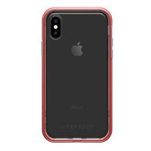 LifeProof iPhone X Slam Series, Lava Chaser (Clear/Tomato/Sleet) (77-57433)