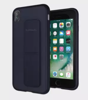 iPearl iPhone X Leather Grip Case, Deep Blue