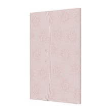 KSNY iPad 7/8/9 10.2&quot; Envelope Folio, Reverse Hollyhock/Pale Vellum PU/Gold