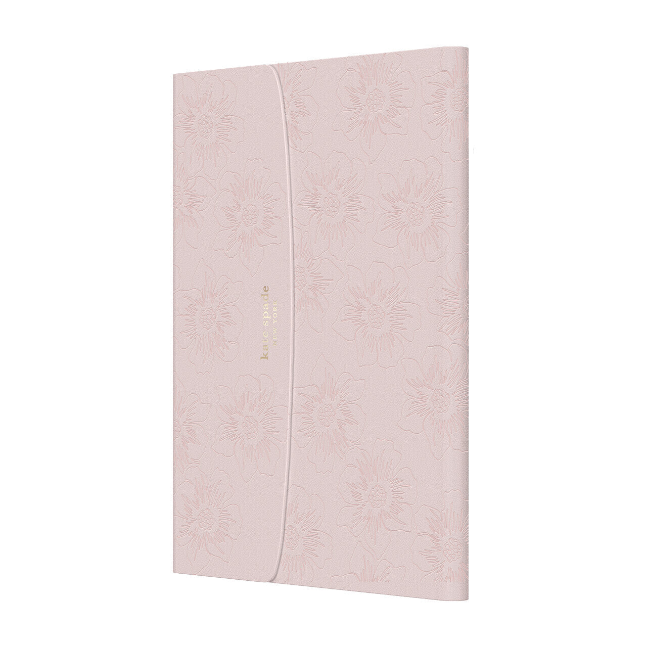 KSNY iPad 7/8/9 10.2&quot; Envelope Folio, Reverse Hollyhock/Pale Vellum PU/Gold