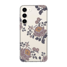 Coach Samsung Galaxy S23 Plus Protective Case, Moody Floral/Purple/Multi/Clear/G