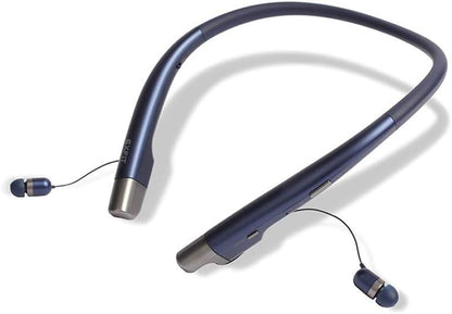 EXFIT BCS-700 Bluetooth Stereo Headset, Navy Blue