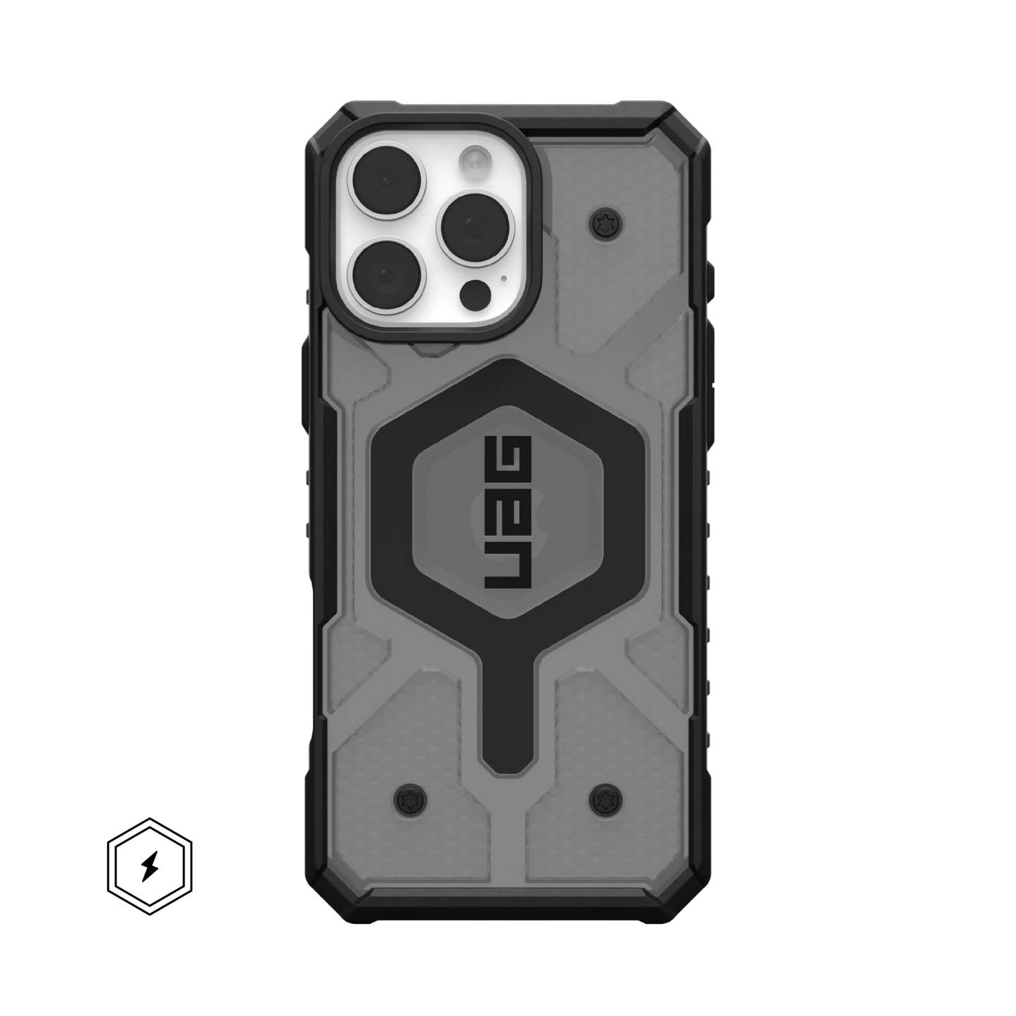 UAG iPhone 16 Pro Max Pathfinder Clear MagSafe, Ash