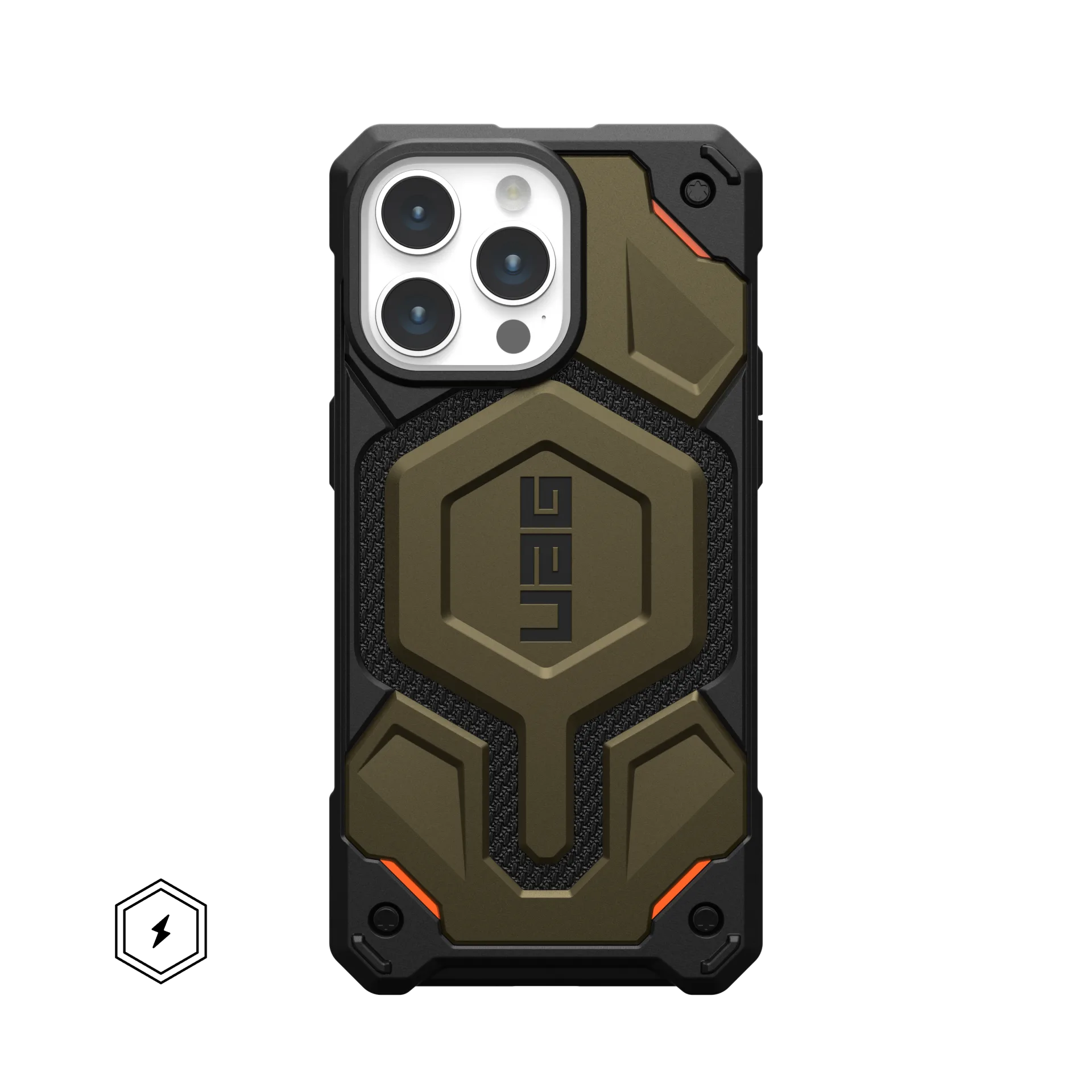 UAG iPhone 15 Pro Max Monarch Pro, Kevlar Element Green