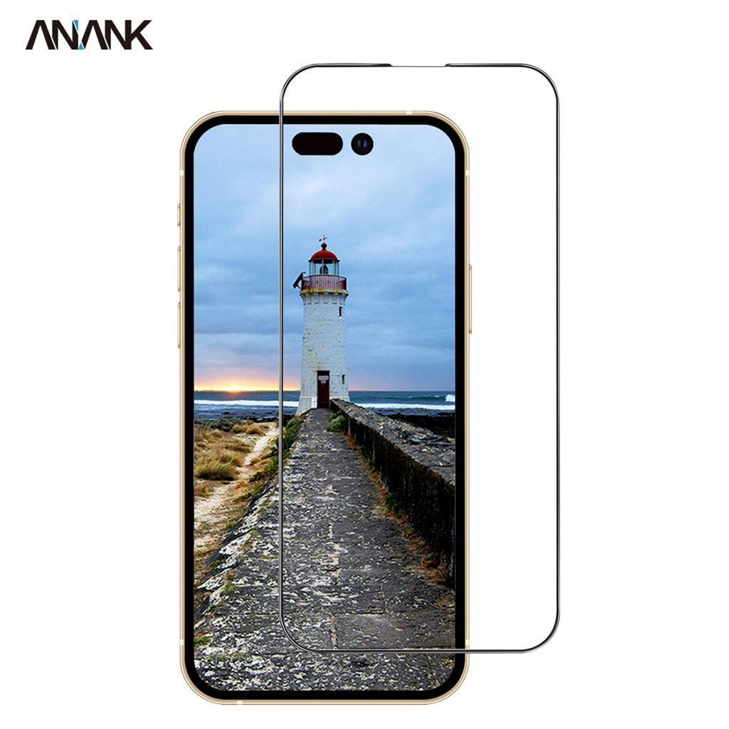 Anank iP 16 Pro Tempered Glass, 2.5D 5x Reinforced, CLEAR