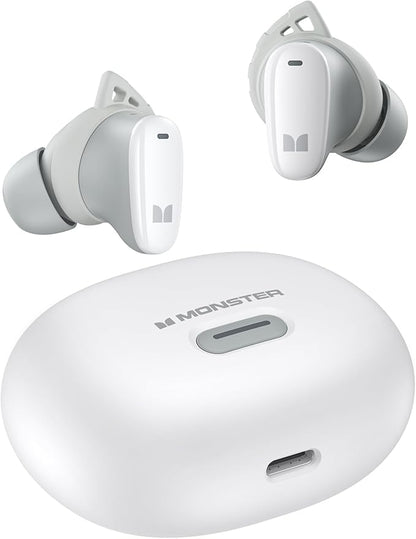 Monster N-LITE 206 Wireless In-ear Headphones, White