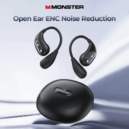 Monster Open Ear AC210 Air Conduction Bluetooth Headphones, Black