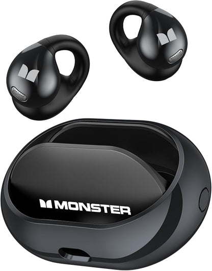 Monster Open Ear AC600 Air Conduction Bluetooth Headphones, Black