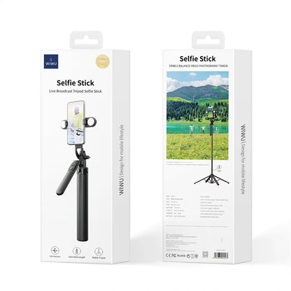 WiWU SE012 Selfie Stick, Black