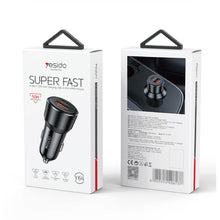 Yesido Y64 USB-C 30W+USB-A 20W Car Charger