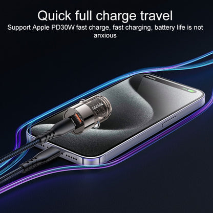 Yesido Y69 Dual USB-C PD30W mini Zinc Alloy Car Charger