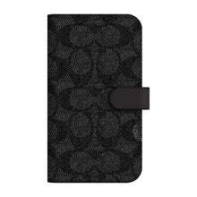 Coach iPhone 13 Folio, Signature C Black