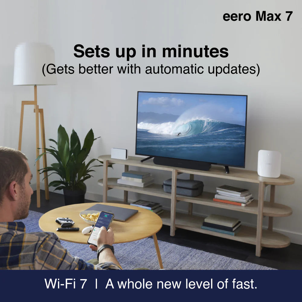 eero Max 7 Tri-band Mesh Wi-Fi 7 10G Router - 3 Pack