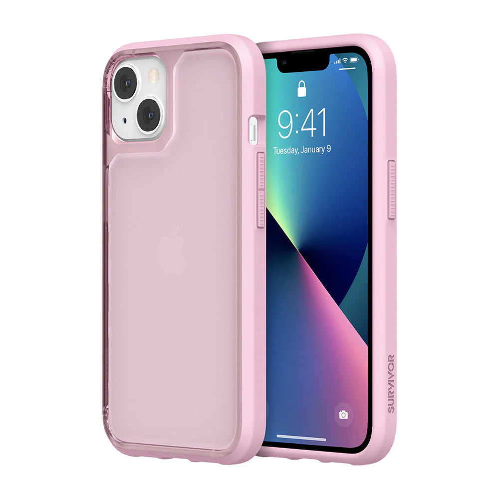 Survivor iPhone 14/15 Plus Strong Powder Pink